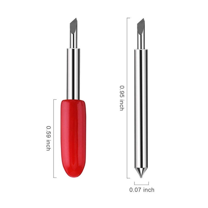 Bridge Cutters 20 Pack - Made in USA - Explore Replacement Blades Compatible Cricut Imagine Explore Air 2 Create Maker 3 Expression 45Â° Standard Vinyl Fabric Scrapbook Cutting Blades Replacements - Image 3